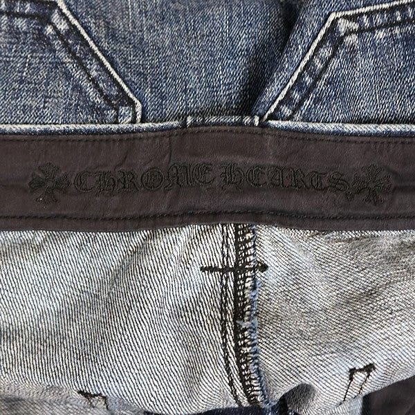 CHROME HEARTS V2 Carpenter Denim Jeans Blue SV925 Size 34