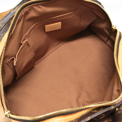 Louis Vuitton Rivet Monogram Handbag Brown Size ONE SIZE