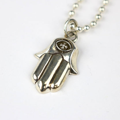 CHROME HEARTS Hamsa Hand Ball Chain Silver 925 Size ONE SIZE