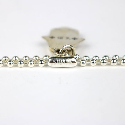 CHROME HEARTS Hamsa Hand Ball Chain Silver 925 Size ONE SIZE