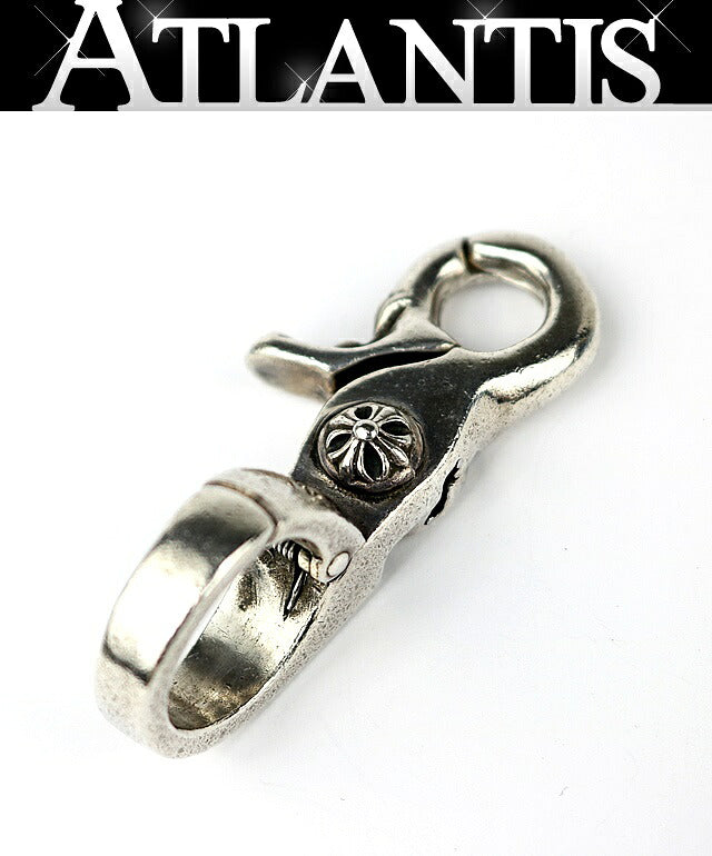 CHROME HEARTS Quick Clip Cross Ball Silver 925 Wallet Size ONE SIZE