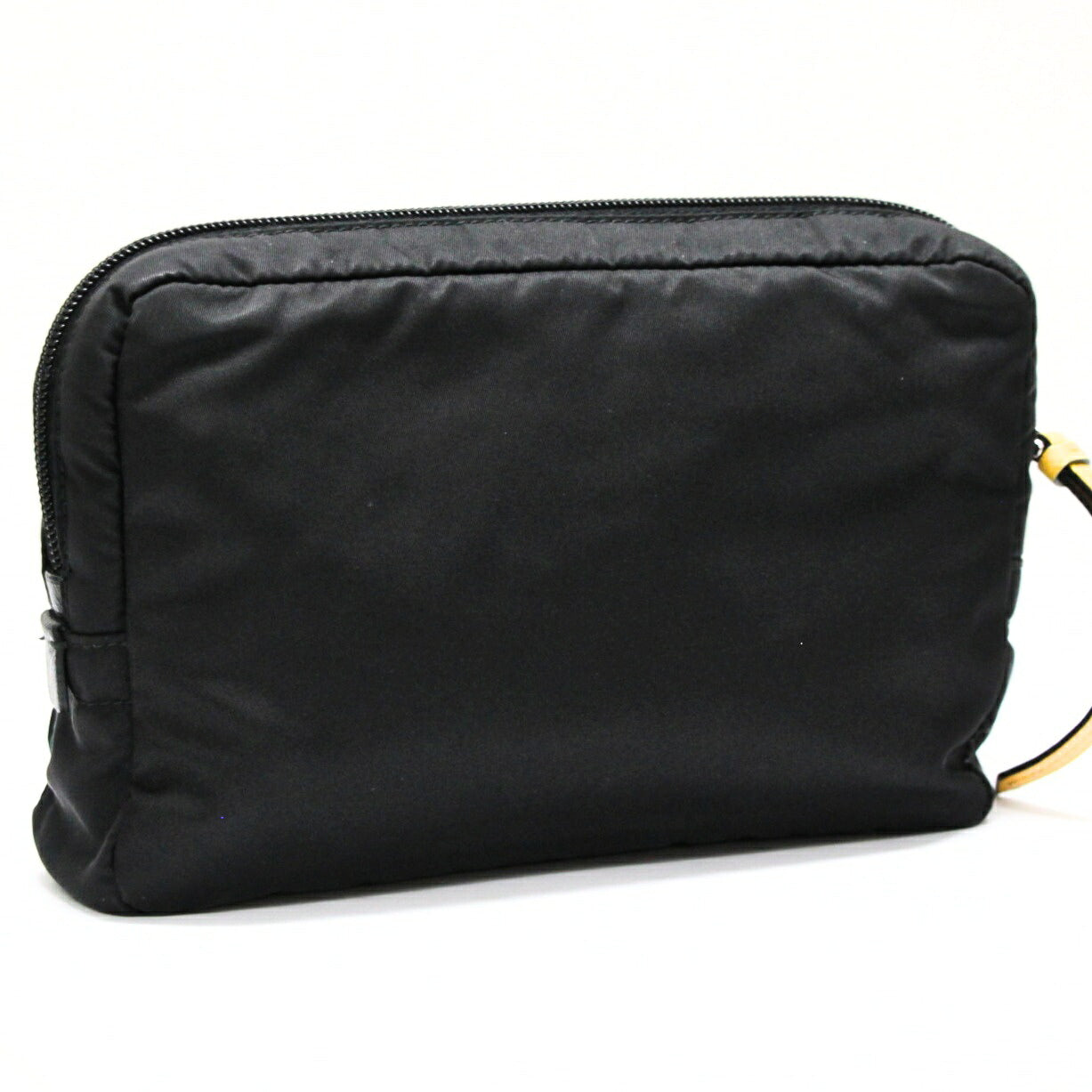 PRADA Triangle Logo Camouflage Pouch Black Size ONE SIZE
