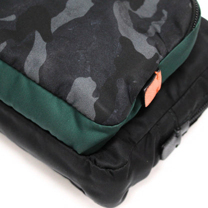 PRADA Triangle Logo Camouflage Pouch Black Size ONE SIZE