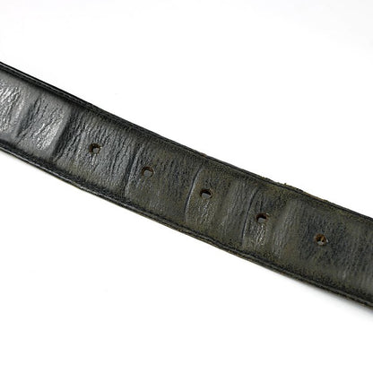 CHROME HEARTS 1.5 Gunslinger Leather Belt Black Size 32