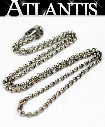 CHROME HEARTS Roll Chain Silver SV925 Necklace Size ONE SIZE