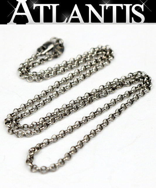 CHROME HEARTS Roll Chain Silver SV925 Necklace Size ONE SIZE