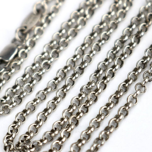 CHROME HEARTS Roll Chain Silver SV925 Necklace Size ONE SIZE