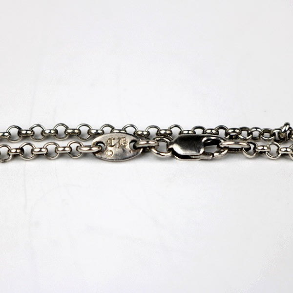CHROME HEARTS Roll Chain Silver SV925 Necklace Size ONE SIZE