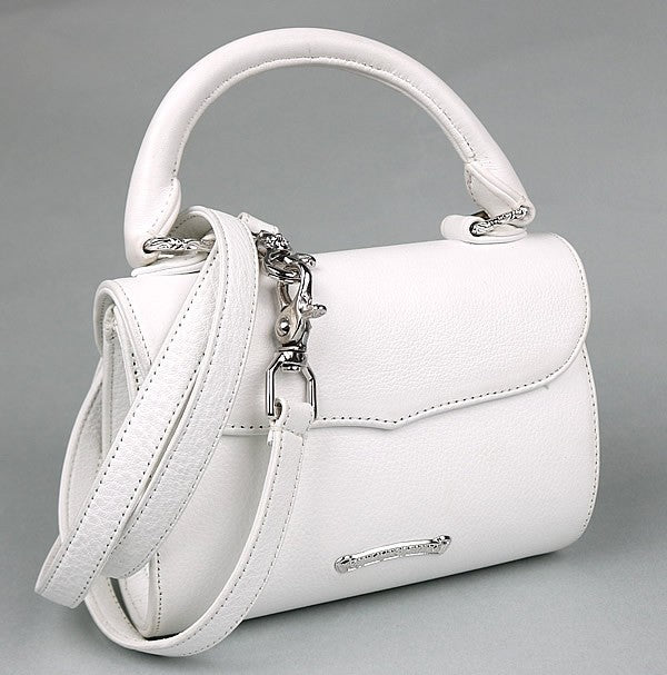 CHROME HEARTS Dog Adams 2-Way CH Bag White Size ONE SIZE