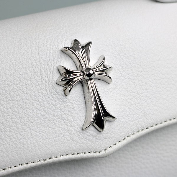 CHROME HEARTS Dog Adams 2-Way CH Bag White Size ONE SIZE