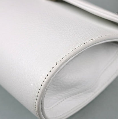 CHROME HEARTS Dog Adams 2-Way CH Bag White Size ONE SIZE