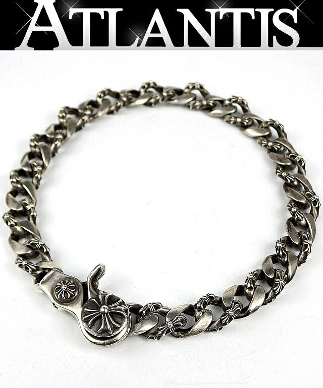 CHROME HEARTS Fancy Link Clip Silver Choker Size ONE SIZE