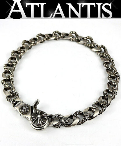 CHROME HEARTS Fancy Link Clip Silver Choker Size ONE SIZE