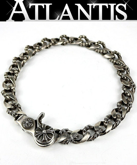 CHROME HEARTS Fancy Link Clip Silver Choker Size ONE SIZE