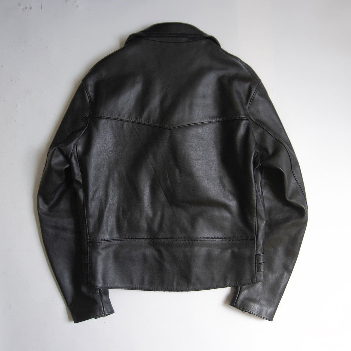 666 triple six Steerhide UK Side Belt Double Rider Riders Jacket Size 40