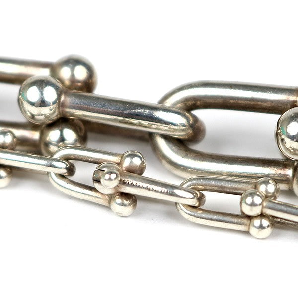 TIFFANY&CO. Hardware Graduated Silver Necklace Size ONE SIZE