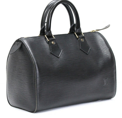 Louis Vuitton Speedy 25 Epi Leather Bag Black Size ONE SIZE