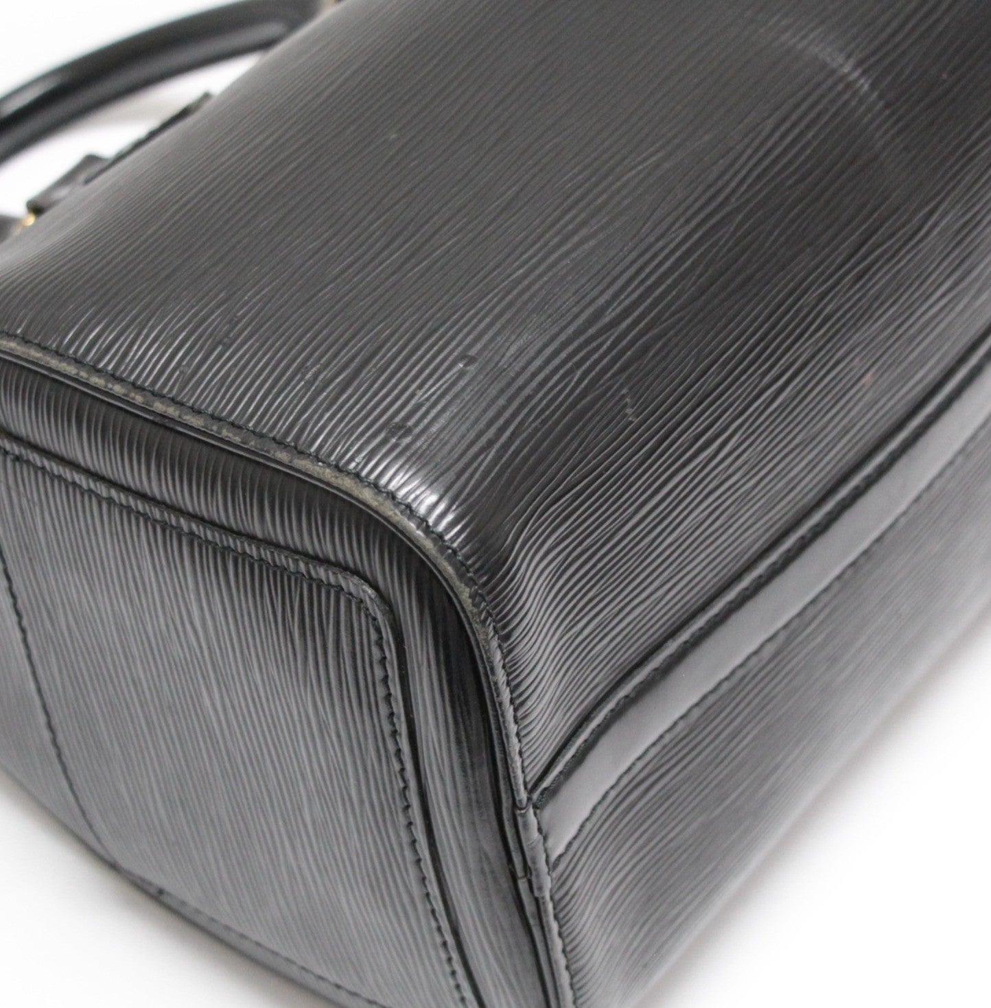 Louis Vuitton Speedy 25 Epi Leather Bag Black Size ONE SIZE