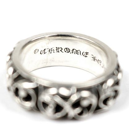 CHROME HEARTS Eternity Vine Band Silver Ring Size ONE SIZE