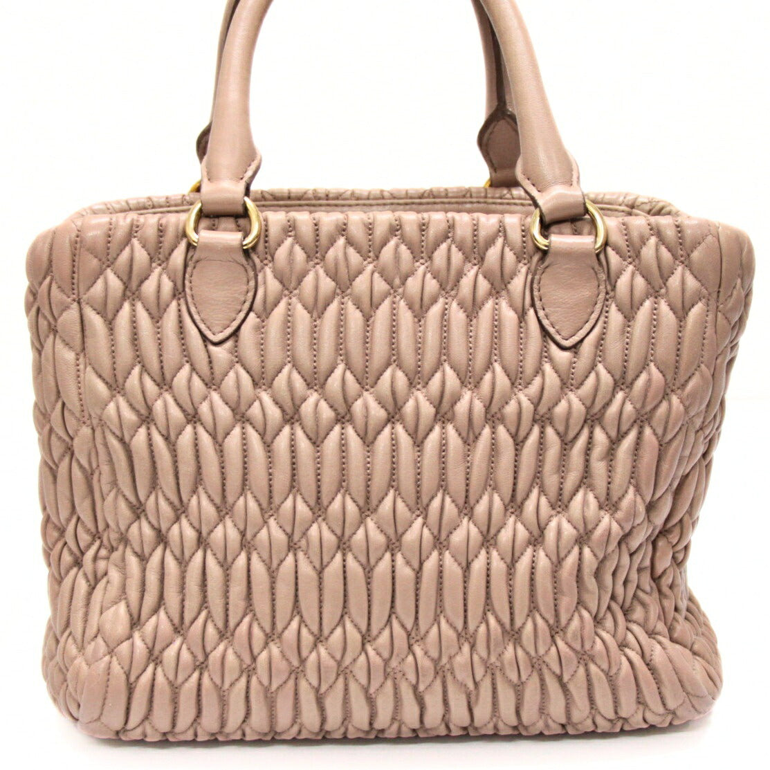 miumiu Matelasse Nappa Crystal Bag Beige Size ONE SIZE