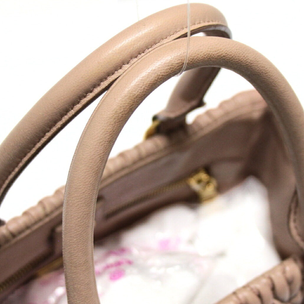 miumiu Matelasse Nappa Crystal Bag Beige Size ONE SIZE