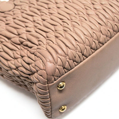 miumiu Matelasse Nappa Crystal Bag Beige Size ONE SIZE