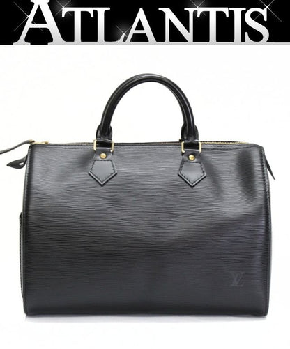 Louis Vuitton Speedy 30 Epi Handbag Black Size ONE SIZE