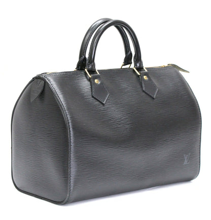 Louis Vuitton Speedy 30 Epi Handbag Black Size ONE SIZE
