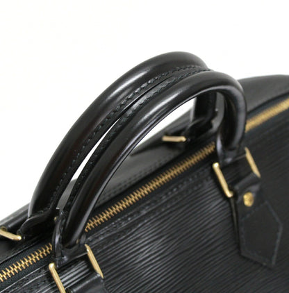 Louis Vuitton Speedy 30 Epi Handbag Black Size ONE SIZE