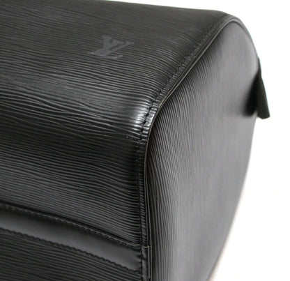 Louis Vuitton Speedy 30 Epi Handbag Black Size ONE SIZE