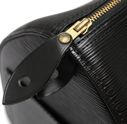 Louis Vuitton Speedy 30 Epi Handbag Black Size ONE SIZE