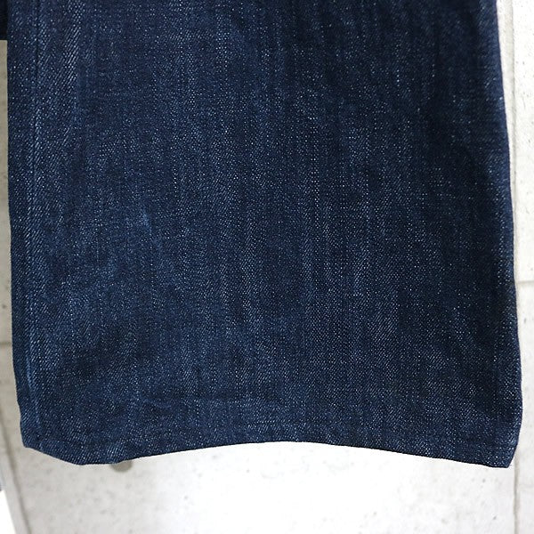 CHROME HEARTS Horseshoe Button Flare Knee Blue Jeans Size 34