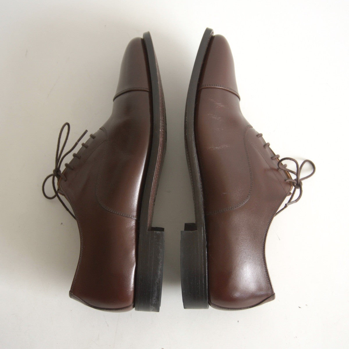 SCOTCH GRAIN Cap-toe leather shoes Size 26EEE