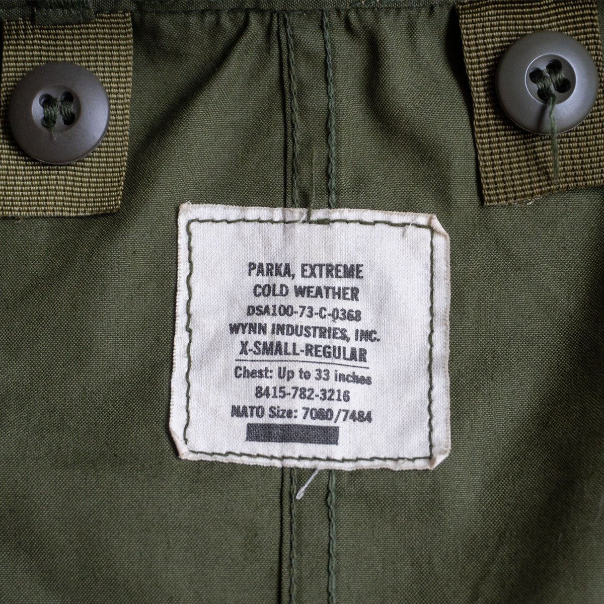 US ARMY 70S M-65 Fishtail Parka Coat Size XS