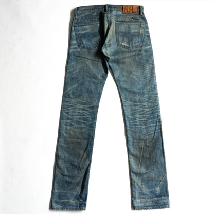 RRL Idaho Low-Straight Jeans Vintage Wash Size 29×34