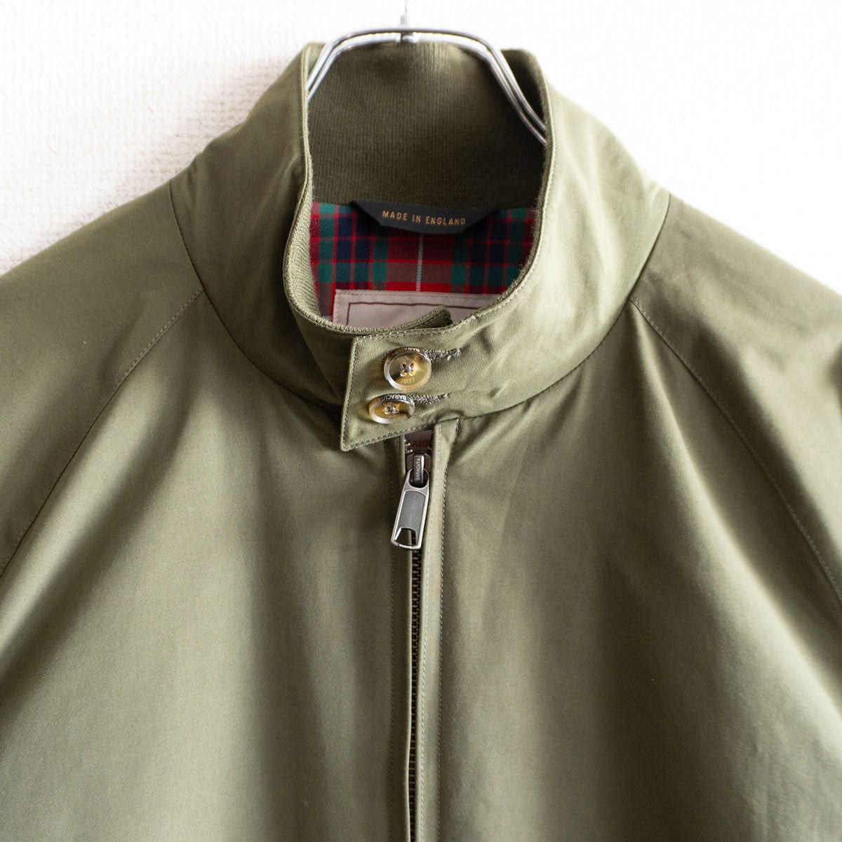BARACUTA G9 Harrington Jacket Olive Size XXS