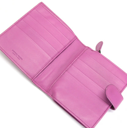 BOTTEGA VENETA Intrecciato Wallet Purple Size ONE SIZE