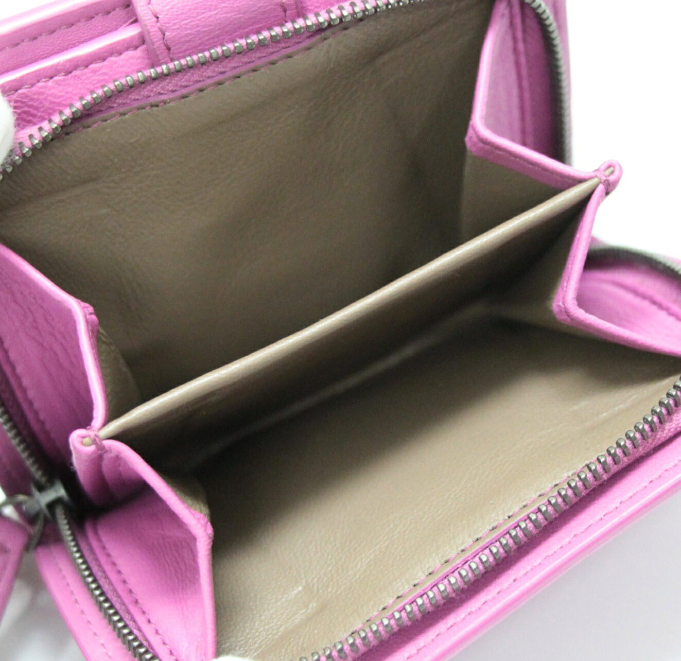 BOTTEGA VENETA Intrecciato Wallet Purple Size ONE SIZE