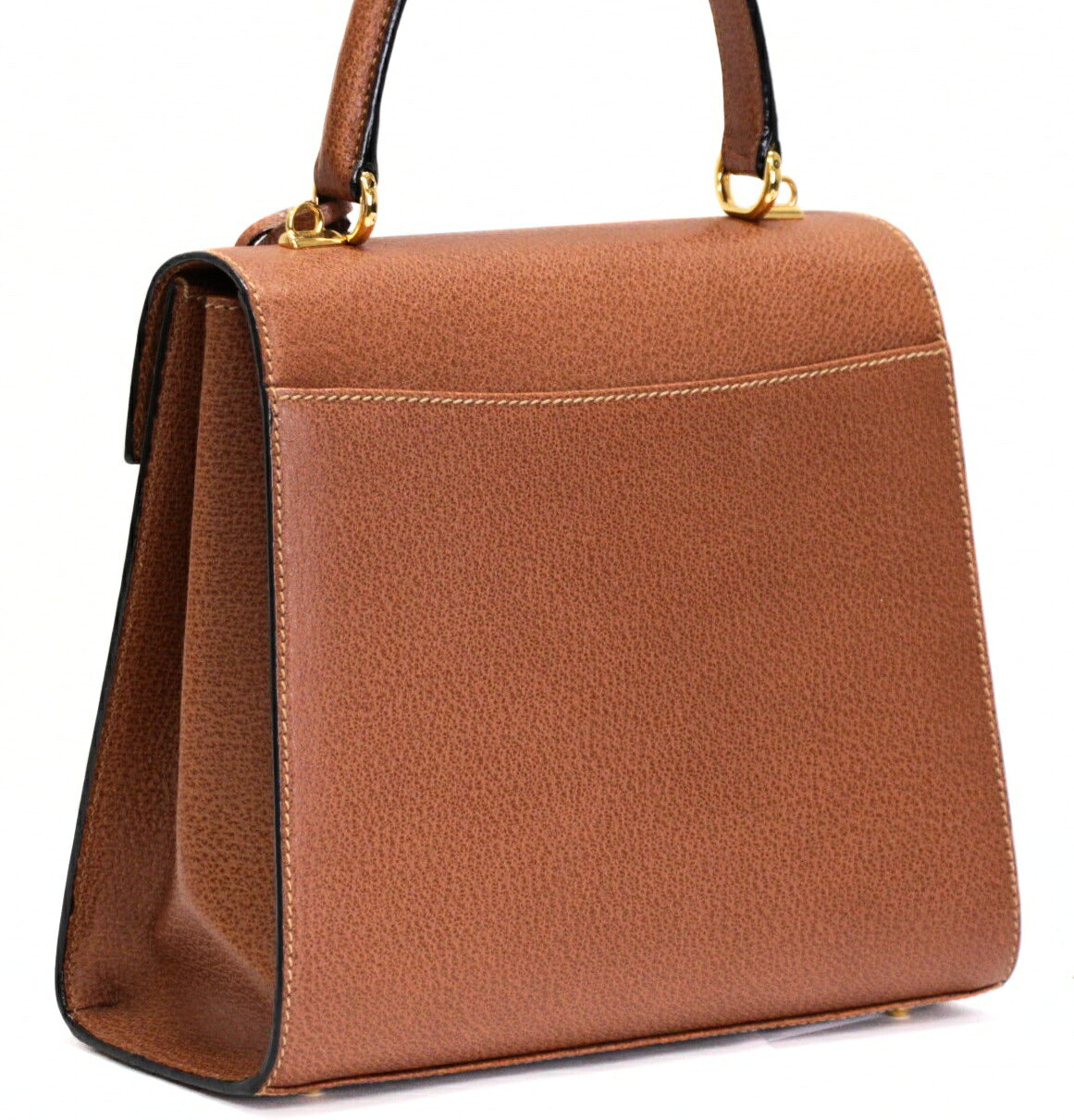 GUCCI Vintage Lady Lock 2-Way Bag Brown Size ONE SIZE