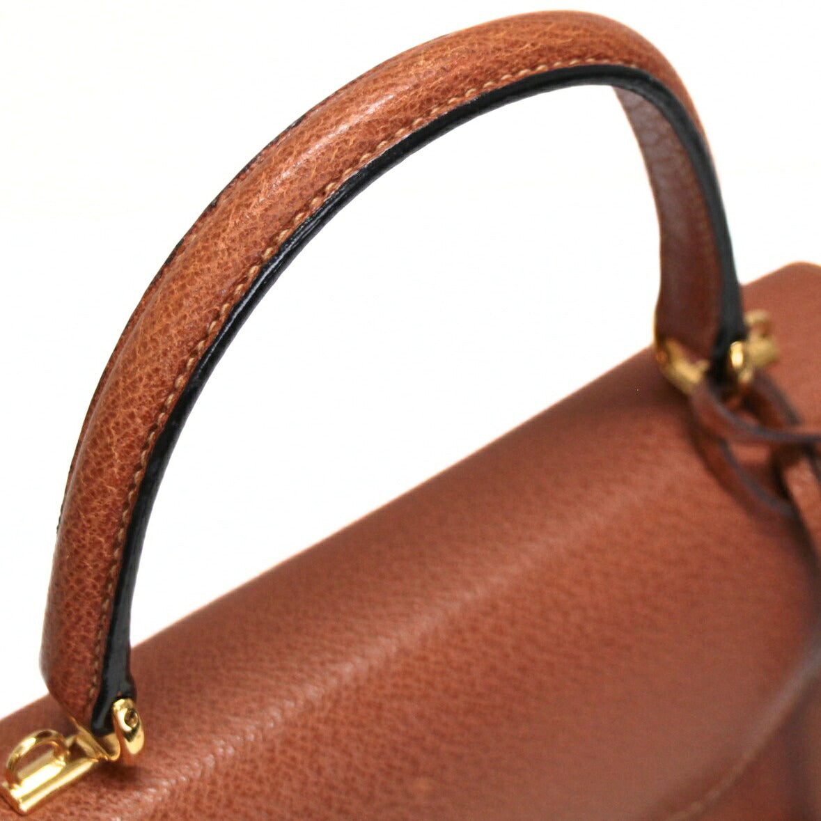 GUCCI Vintage Lady Lock 2-Way Bag Brown Size ONE SIZE