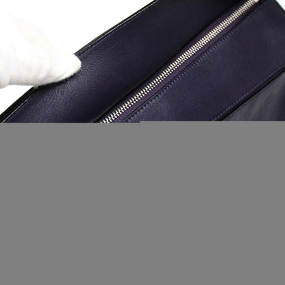 LOEWE Medium Puzzle Leather Bag Purple Size ONE SIZE