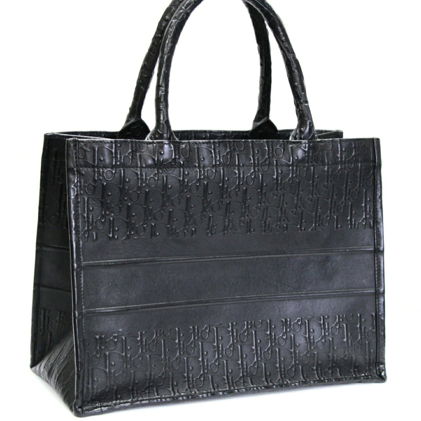 Christian Dior Trotter Book Tote Bag Black Size ONE SIZE