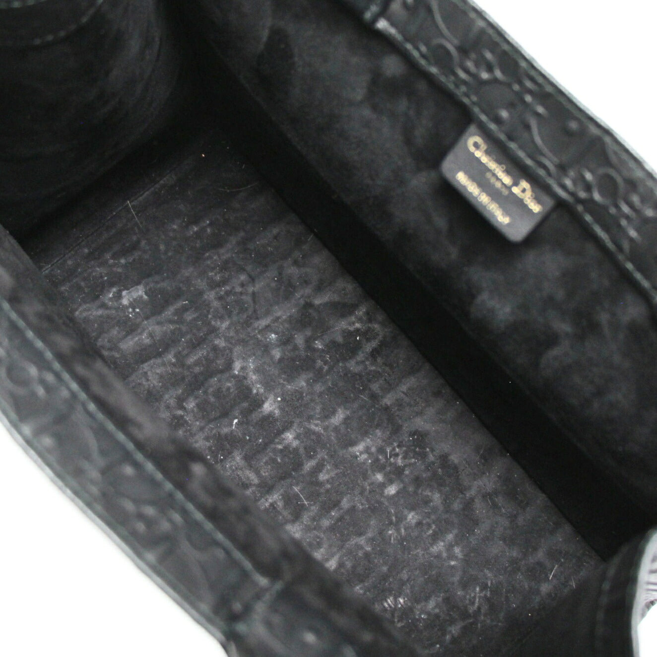 Christian Dior Trotter Book Tote Bag Black Size ONE SIZE