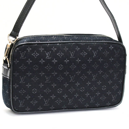 Louis Vitton Monogram Satin Pochette Bag Black Size ONE SIZE