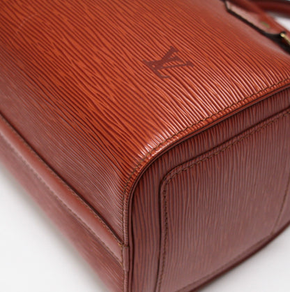 Louis Vuitton Epi Leather Speedy Handbag Brown Size ONE SIZE