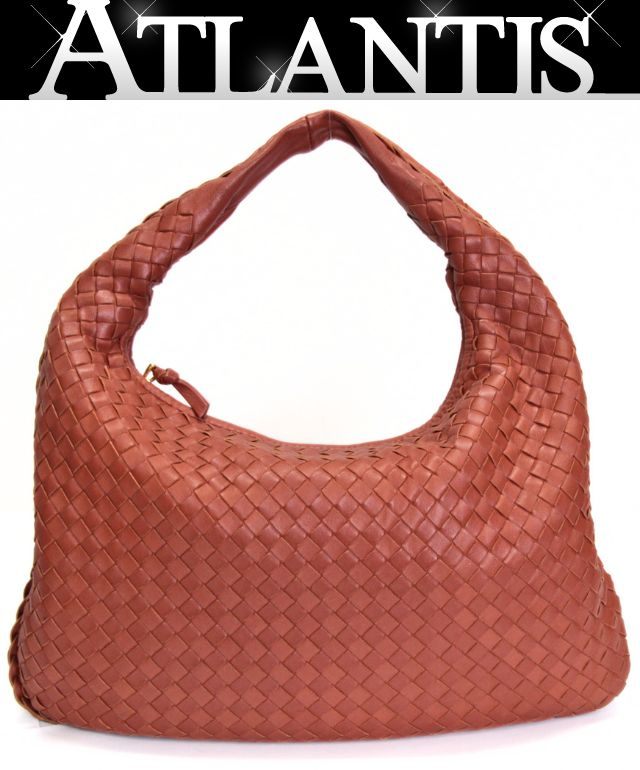 BOTTEGA VENETA Intrecciato Hobo Bag Red Size ONE SIZE