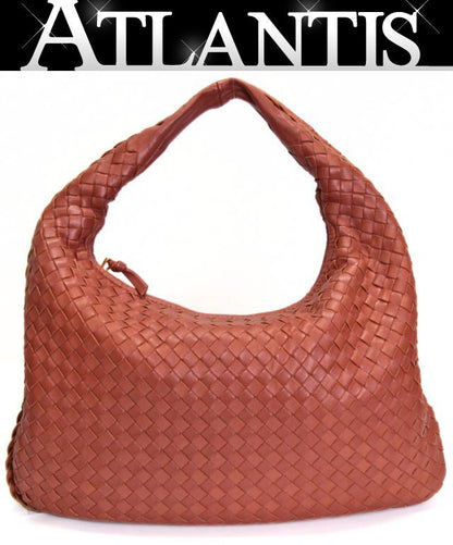 BOTTEGA VENETA Intrecciato Hobo Bag Red Size ONE SIZE