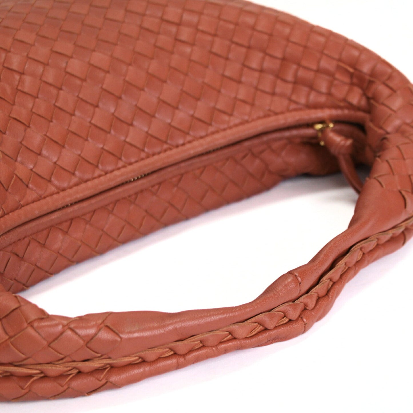 BOTTEGA VENETA Intrecciato Hobo Bag Red Size ONE SIZE