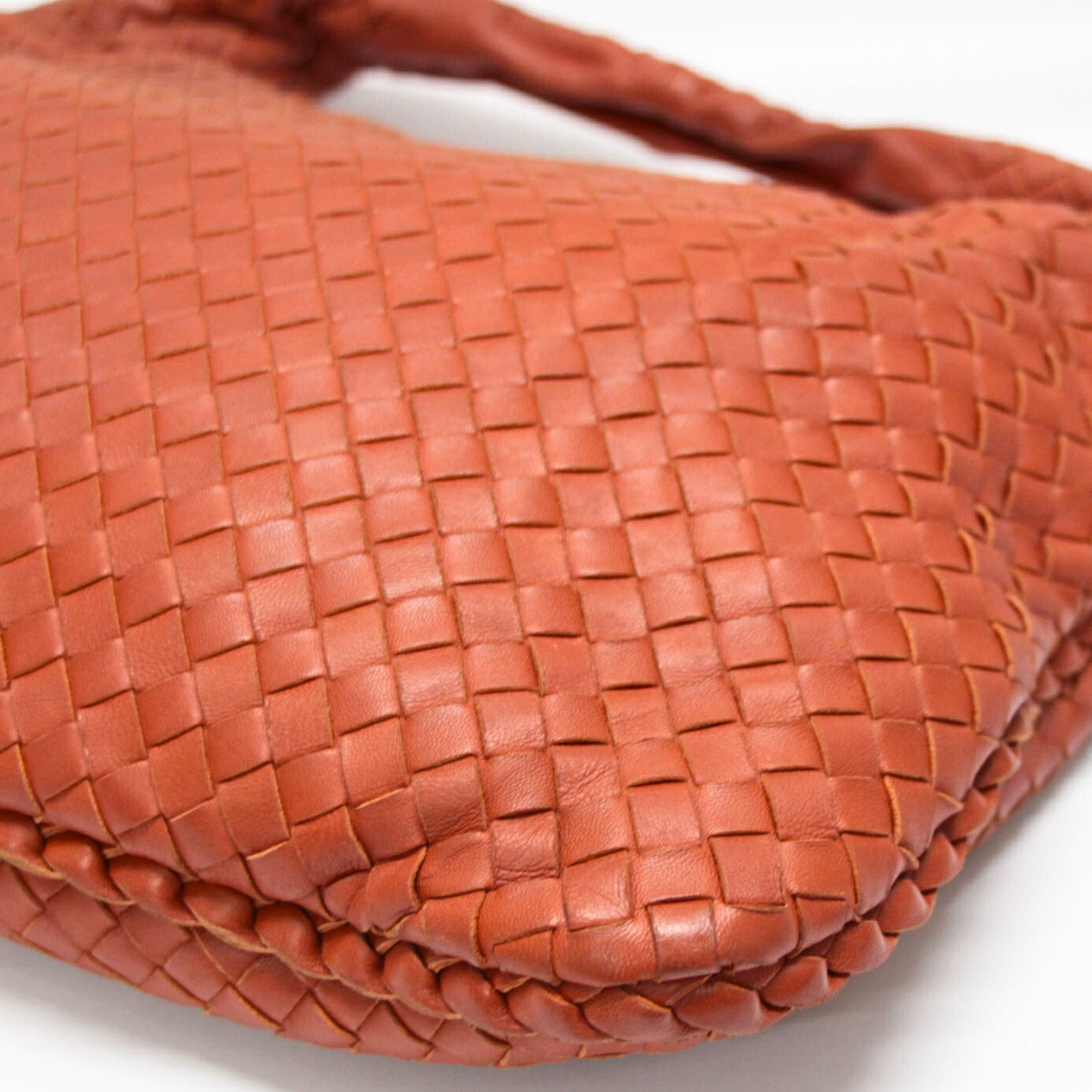 BOTTEGA VENETA Intrecciato Hobo Bag Red Size ONE SIZE