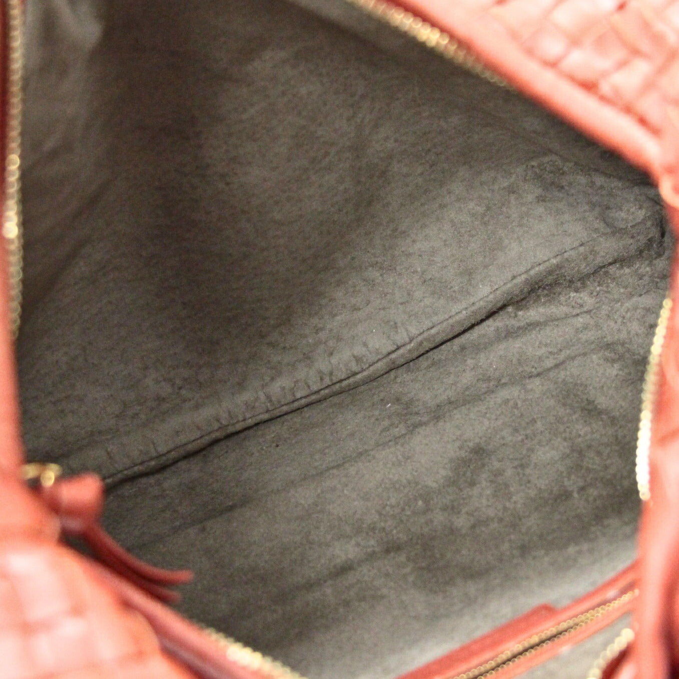 BOTTEGA VENETA Intrecciato Hobo Bag Red Size ONE SIZE